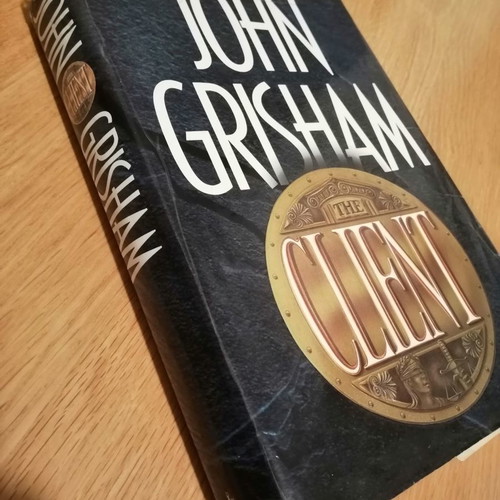 The Client by John Grisham used hardcover English book