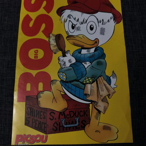 Scrooge McDuck collectible mini poster-card used