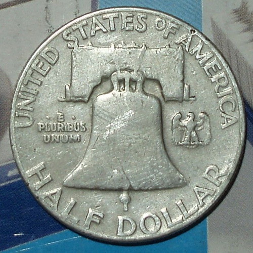 1952 USA ½ Silver .900 Franklin Dollar used 12.5 gr