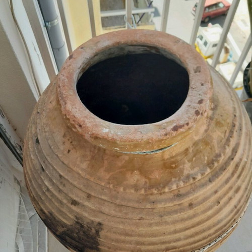 Large Koroni Jar Pottery used, 100 years old