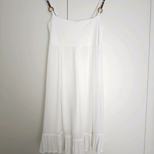 Derpouli summer dress like new, white, size M