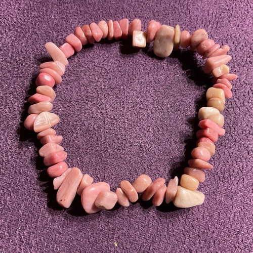 Rhodonite Genuine Stone Bracelet