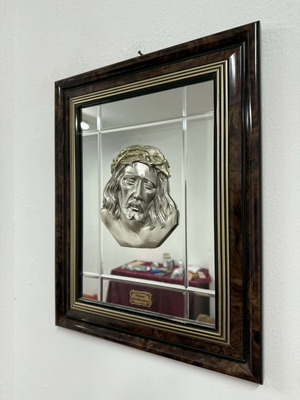 Θρησκευτικός καθρέφτης με τον Χριστό μεταχειρισμένος