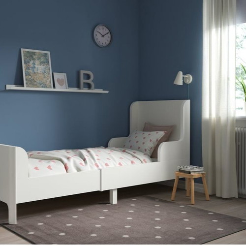 Ikea busunge extendable bed with vyssa extendable mattress