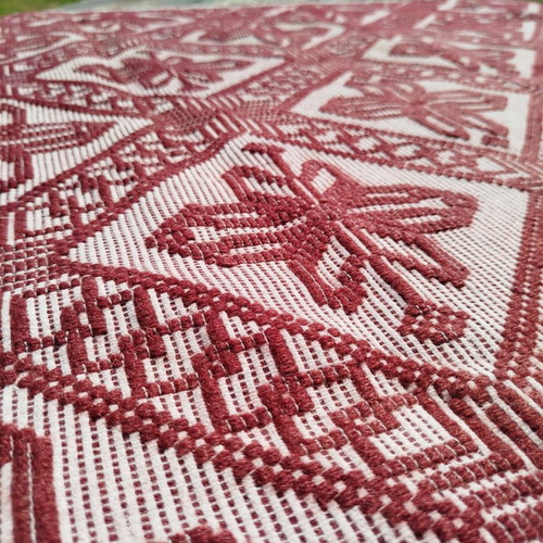 Vintage woven bed cover like new