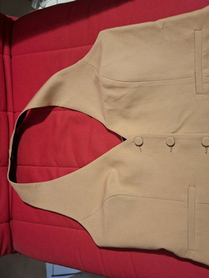 Zara beige backless vest like new size L