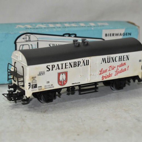Märklin HO Bierwagen Spatenbräu München used with box