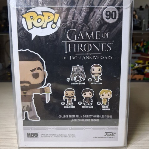 Game of Thrones Khal Drogo Funko Pop! signed by Jason Momoa