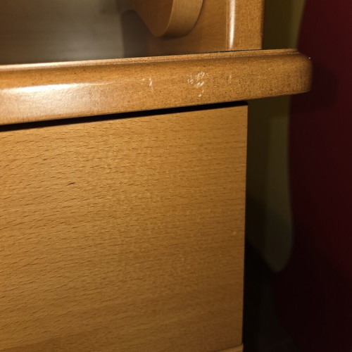 Children's wooden dresser with changing table like new