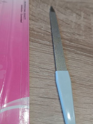 Metal nail file new, straight shape