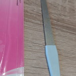 Metal nail file new, straight shape