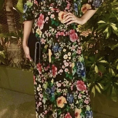 Lynne dress by Katerina Kainouriou like new, colorful, one size