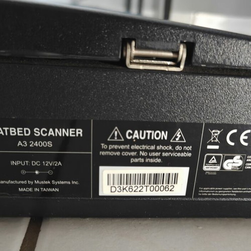 Mustek A3 2400S flatbed scanner
