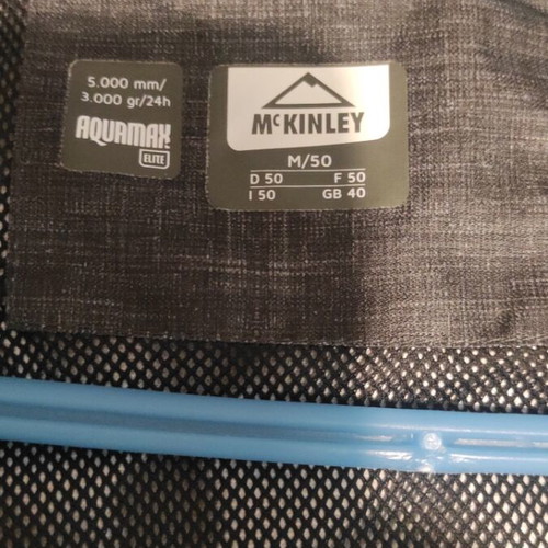 McKinley Windbreaker Jacket Medium Like New Gray