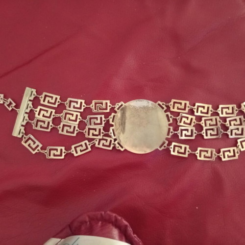 Versace necklace gold tone