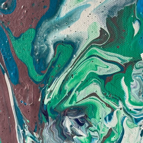 Fluid art handmade