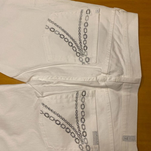 White jeans flare new, size S 36 8