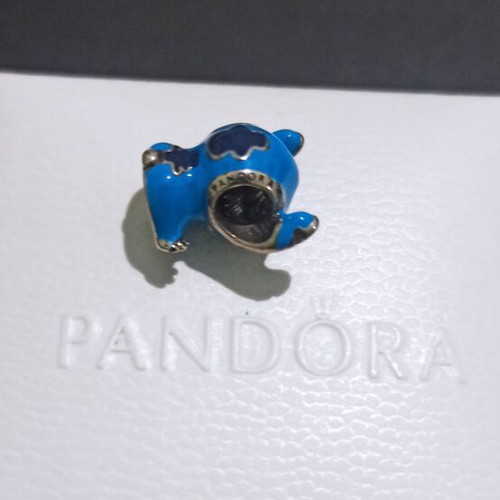 Pandora Charm Disney Stitch ALE S925 like new, blue