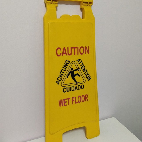 Wet Floor Warning Stand like new