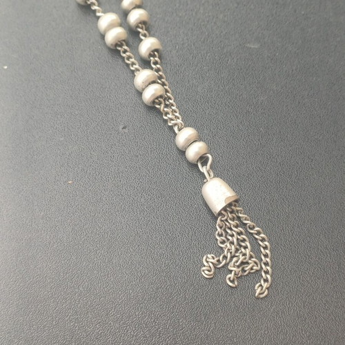 Vintage metal worry beads used