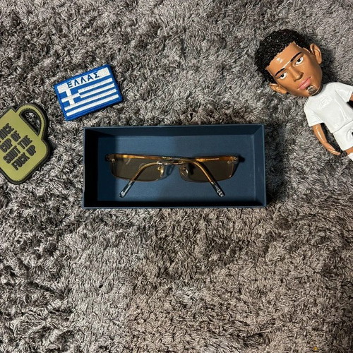 Top sunglasses with orange lenses