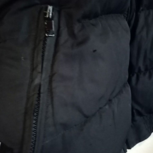Wrangler men's black down jacket used, khaki interior, size M