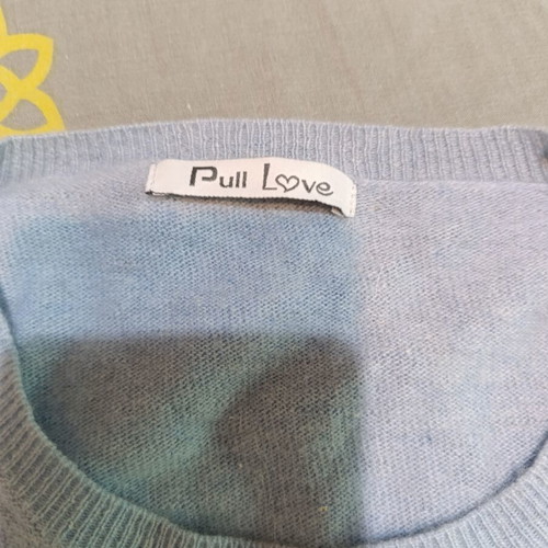 Blue wool jumper like new, fits size S or M
