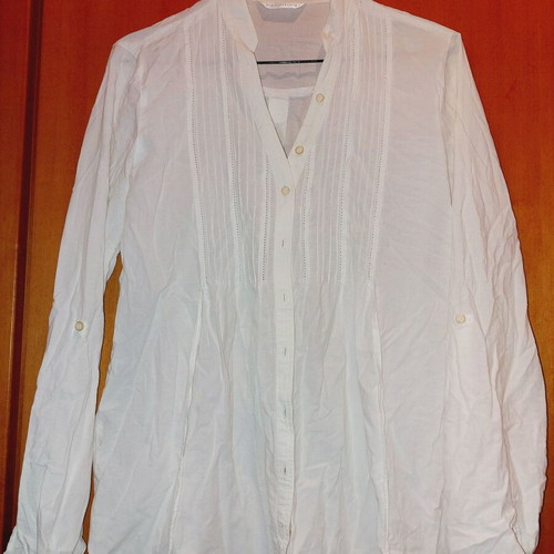 Promod white thin shirt new small-medium