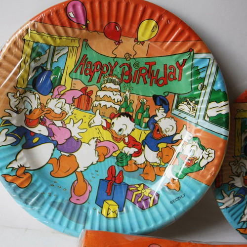 Thats Donald party set napkins and plates Decorata Disney new