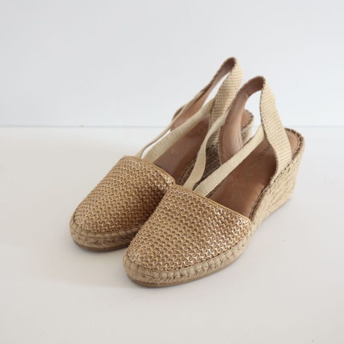 Tamaris platform sandals, beige, size 40