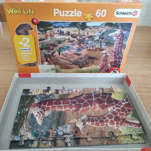 Wild Animals Puzzle 60 pieces used