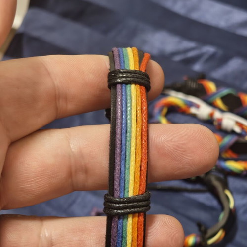Macrame bracelets new, multicolor and black