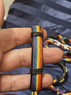Macrame bracelets new, multicolor and black