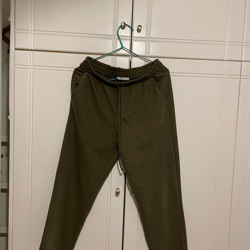 Zara green blouse and pants set like new, pants large, blouse medium