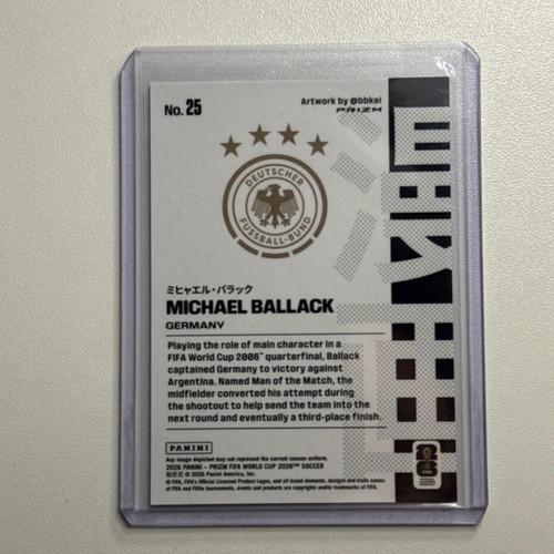 Michael Ballack Manga SSP card new
