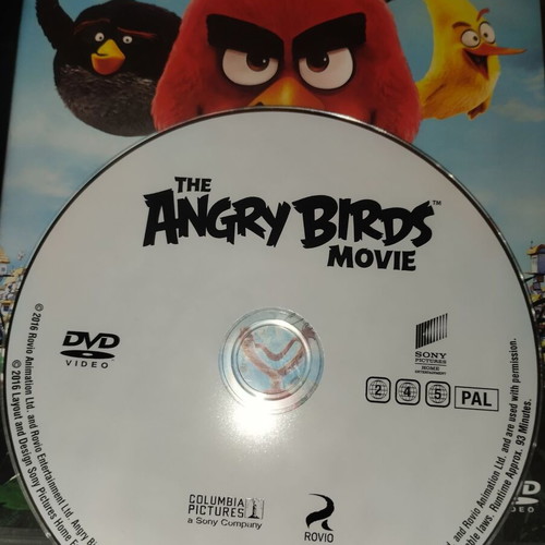 Angry Birds The Movie DVD used with Greek subtitles
