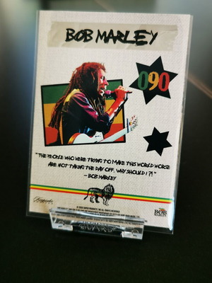 Συλλεκτική κάρτα Bob Marley #090 καινούργια με υπογραφή