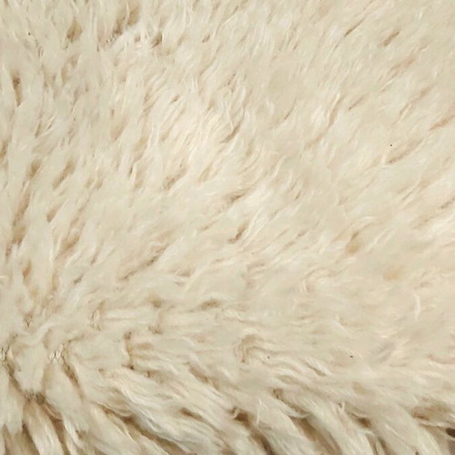 Wool flokati rug like new, set of 2 pieces 1.40×2.00 white