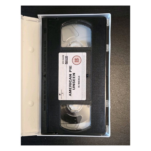 American Pie Unseen VHS tape used, collector's edition