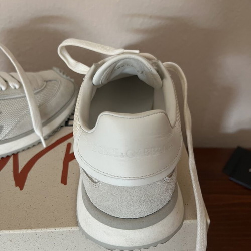 Dolce & Gabbana Cushion sneakers, white and grey, size 38