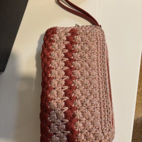 Handmade knitted wallet like new