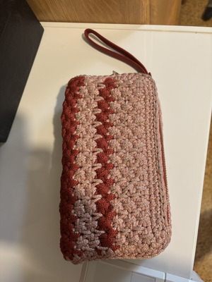 Handmade knitted wallet like new