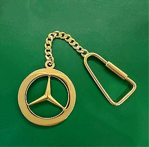 Μπρελόκ Mercedes χρυσό 14Κ
