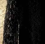  Γυναικείο φόρεμα μαύρο-δαντέλα