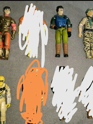 Φιγούρες G.I.Joe μεταχειρισμένες με παρελκόμενα και εξοπλισμό
