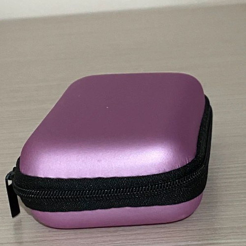 Pink Case like new for Earphones and Cosmetics