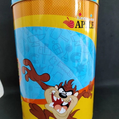 Looney Tunes Apple Funwear Pyjamas metal box used