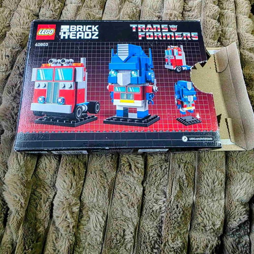 LEGO BrickHeadz Transformers Optimus Prime Robot and Vehicle used