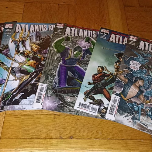 Atlantis Attacks comics like new, set 1-5