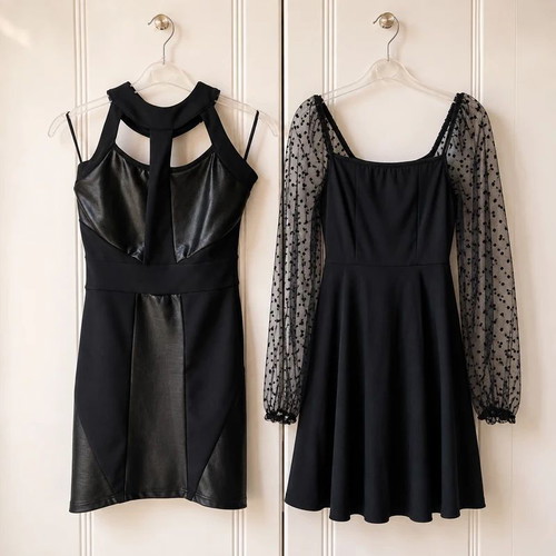 Set of two black dresses size S like new